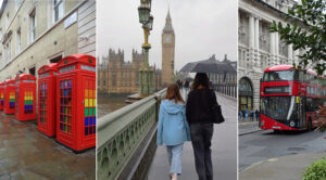 Les classiques de Londres, où même la météo est typique !