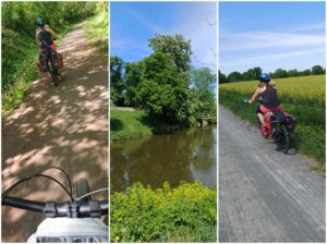 Véloscénie jour 3, une voie verte qui porte bien son nom