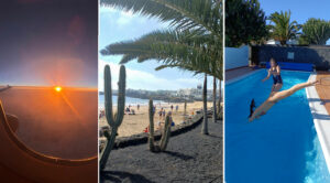 Lanzarote – Jour 1… D&rsquo;une saison à l&rsquo;autre !